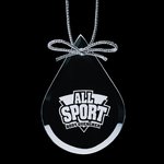 Bevelled Ornament - Teardrop