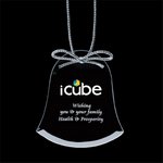Jade Ornament w/VividPrint - Bell