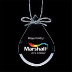 Jade Ornament w/VividPrint - Teardrop