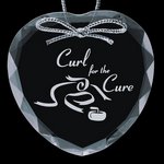 Optical Ornament - Heart 3 in.