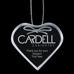 Starfire Ornament - Heart 3 3/4   in.