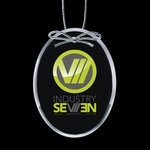 Starfire Ornaments w/VividPrint - Oval 4 in.