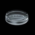 Round Francine Paperweight - 3 .5