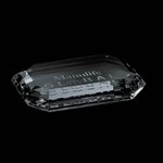 Rectangle Amherst Paperweight - Optical Crytal Paperweight 4 in.