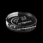 Medina Paperweight - Optical 3.5 in. Round