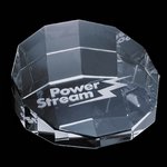 Cloverdale Paperweight - Optical 3-1/8 in.