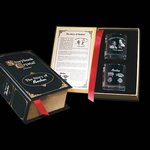 Storybook Classic Black - 2 Double Old Fashion Glasses Engraved