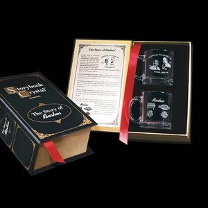 Storybook Classic Black - 2 Engraved Mugs 