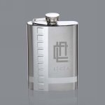Hobard Hip Flask - 6oz Stainless Steel