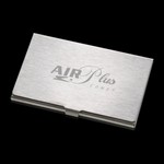 Barnes Business Card Holder - Brushed