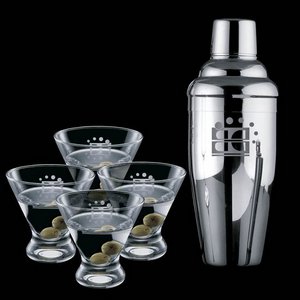 Connoisseur Shaker and 4 Brisbane Martini 