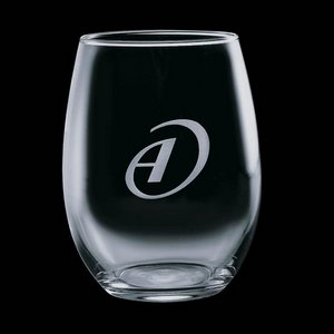 Stanford Stemless Wine Glasses Engraved Glasses - 9 oz 