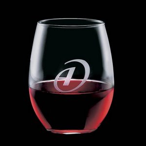 Stanford Stemless Wine Glasses Engraved Glasses - 21oz 
