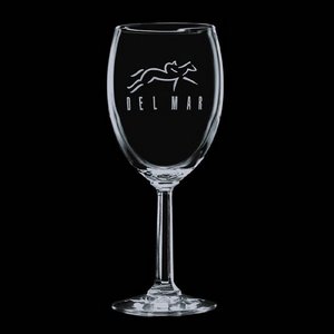 Fairview Wine Glasses Engraved Glasses 8oz 