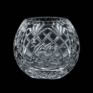 Medallion 5 in. Crystal Rose Bowl 