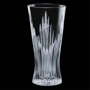 Cromwell Crystal Engraved Vase 8 in 