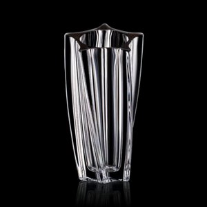 Manzini Barrel Vase - 10 in. Crystalline 