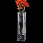 Bellaire Crystal Vase - Optical 8 in.