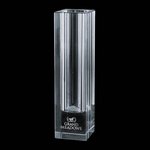 Bellaire Optical Crystal Vase - Optical 10 in.