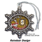 Bling Glitter Fill Ornaments - Reindeer