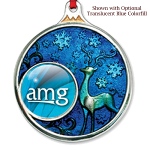 Festive Dazzler Holiday Ornaments-Reindeer