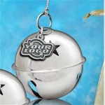Jingle Ball Holiday Ornaments with Pewter Dangler