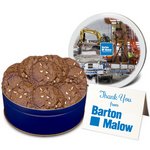 Chocolate Double Chip Cookies in Regular Size Gift Tin