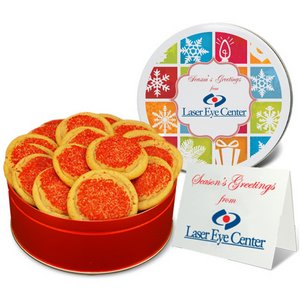 Noah Cookies In Regular Size Gift Tin (Red Sugar cookies) 