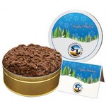 Chocolate Mint Chip Cookies - Large Tin