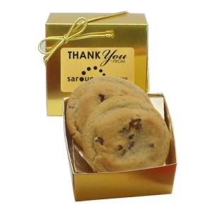 Gourmet Chocolate Chip Cookies in Gift Box (2) 
