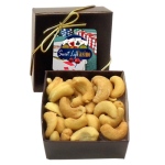 Jumbo Brazilian Cashews in Gift Box with Custom Label (2 oz)