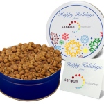 Honey Roasted Peanuts Nut Gifts in Designer Gift Tin