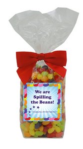 Gourmet Jelly Beans in Decorative Gift Bag with Label (15 oz) 