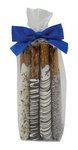 Chocolate Pretzel Rods in Decorative Gift Bag  (10 rods)