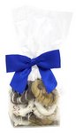 Holiday Chocolate Pretzel Grahams in Clear Mini Gift Bag (12)