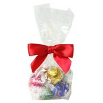 Swiss Chocolate Truffles in Clear Mini Gift Bag (10 truffles)