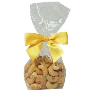 Fancy Jumbo Brazilian Cashews in Clear Mini Gift Bag (5 oz) 