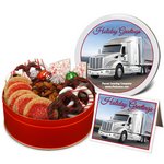 Gourmet Holiday Cookie Gift Assortment in Regular Size Tin