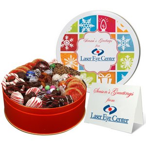 Gourmet Holiday Cookie Gift Assortment in Large Gift Tin 