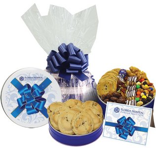 Gourmet Sampler Gift Basket Tower 