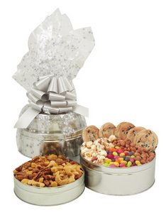 Stack-A-Snack Gourmet Gift Basket Tower 