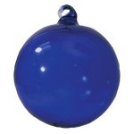 Glass Christmas Ornaments - Blue