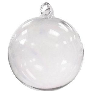 Glass Christmas Ornaments - Iridescent 