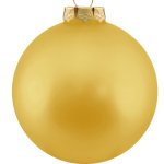 Customized Glass Christmas Ornaments -Gold Ornament