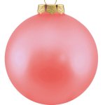 Customized Glass Christmas Ornaments -Pink Ornament