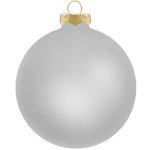 Customized Glass Christmas Ornaments -Silver Ornament
