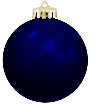 USA Shatterproof Christmas Ball Ornaments - Blue 