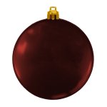 USA Made Custom Christmas Ornaments - Flat Shatterproof - Maroon