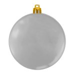 USA Made Custom Christmas Ornaments - Flat Shatterproof - Silver