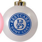 Christmas Ball Ornaments Shatterproof Plastic - White Ornaments